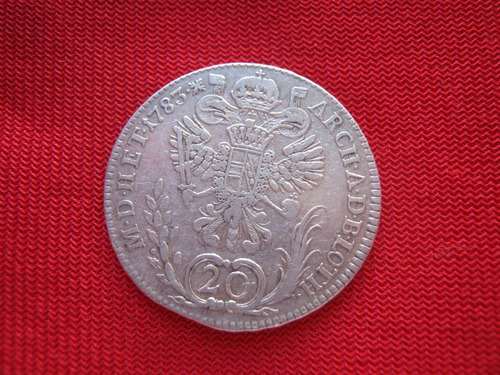 Austria 20 Kreuzer 1783 Plata 