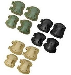 Rodilleras Coderas Pack 2u Tacticas Militar / Hiking Outdoor