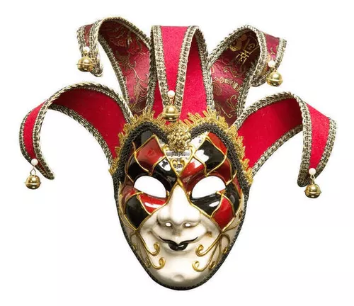 Máscara veneciana de rombos de medio ojo, accesorio para disfraz de  mascarada, arlequín C