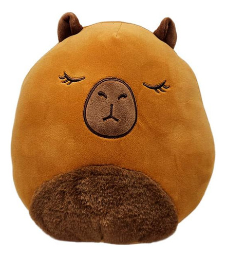 Pelúcia Squishy Capivara Hora Do Soninho R3684 Bbr Cor