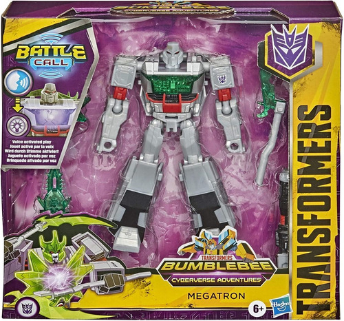 Figura Megatron Battle Call Transformers Cyberverse Hasbro