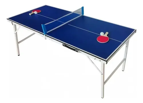 comprar Mesa De Ping Pong Gs-tt-161 Athletic Works Portátil 60 PuLG Color Azul