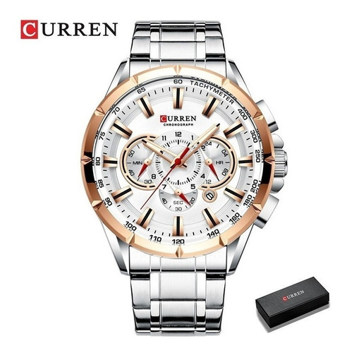 Reloj Hombre Curren 8363 Luxury Brand Sport Acero Muñequera