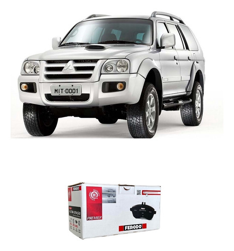 Pastilha Dianteira Ceramica Pajero Sport 1998 A 2012