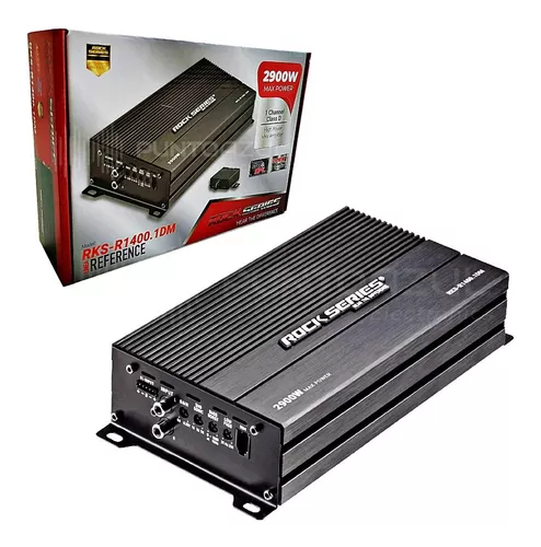 Mini Amplificador Full-Range 4 Canales Rock Series RKS-P800.4DM 880 Watts  Clase D