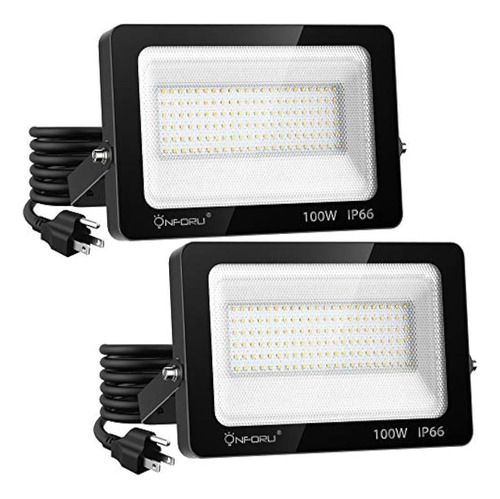 Onforu Luz Led De Inundación Con Enchufe 100 W 60 W 35 W 100