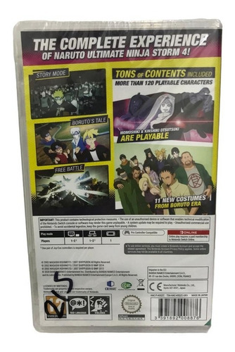 Naruto Shippuden: Ultimate Ninja Storm 4 Road Boruto Físico (Usado)