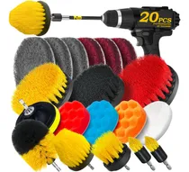 Comprar Juego 20 Accesorios Cepillos Taladro Almohadillas Esponjas P