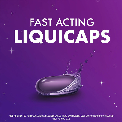 Ayuda para dormir Zzzquil PG Vick Nighttime Sleep Aid Caja 48 unidades Liquicaps EE. UU.