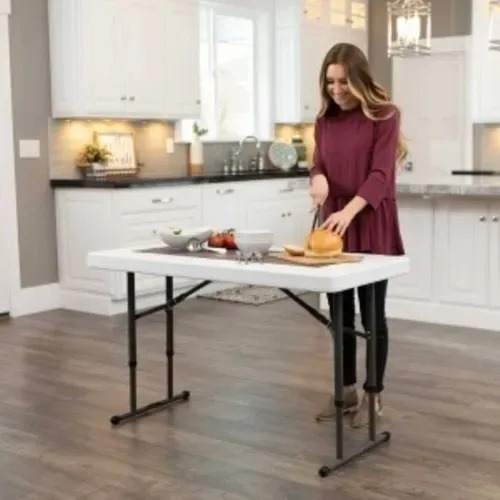 Mesa Rectangular Ajustable 3 Alturas 1.2 M Lifetime1