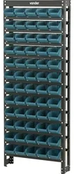 Comprar Estante Metálica Organizadora Com 60 Gavetas N°3 Azul Vonder no Mercado Livre