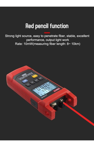 Power Meter Medidor De Potencia Óptica Ip65 Vfl Uni-t Ut693d