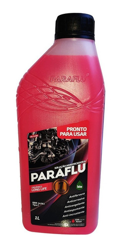 Aditivo Radiador Paraflu Pronto Uso 1litro Bio Orgânico Rosa