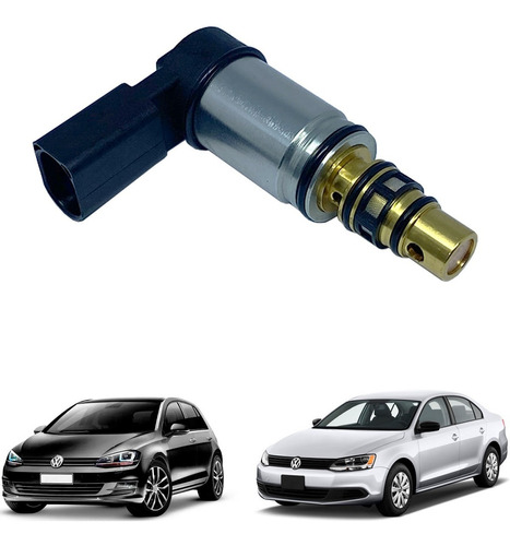 Valvula Torre Compressor Sanden Pxe14 Jetta 2.5 Passat Golf 