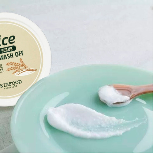 Imagen 3 de 5 de Mascarilla Coreana Arroz Exfolia Aclara Skinfood Original