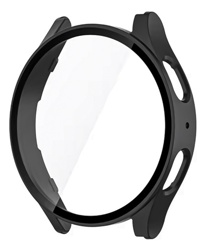Correa De Eslabones + Funda Con Cristal Para Galaxy Watch 7 Negro/negro 44mm 2 Cm