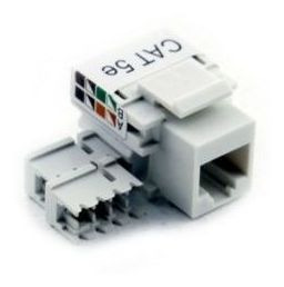 Electric Line Jack Rj45 Incrustar Categoria 5e Blanc Th906ex