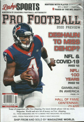 Sport Pro Football 2020 Revista Previa Numero * Vol 34