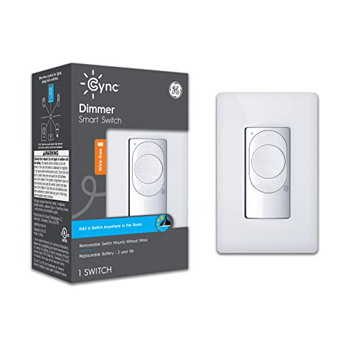 Ge Cync Smart Dimmer Light Switch, Inalámbrico, Interr...