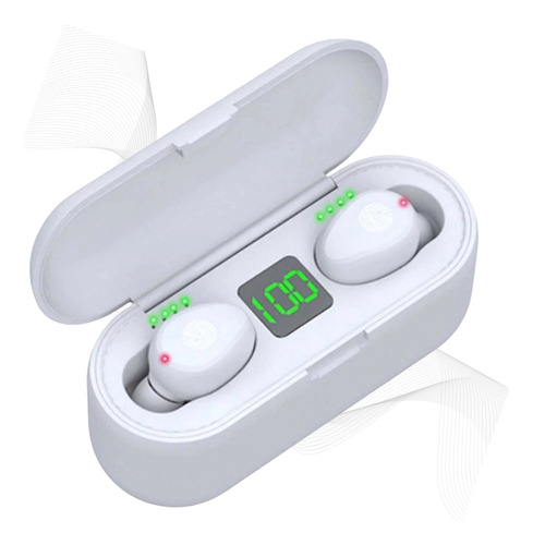 Auriculares In Ear Bluetooth 5.1 Tws Ruffo Rf-f9 Blancos