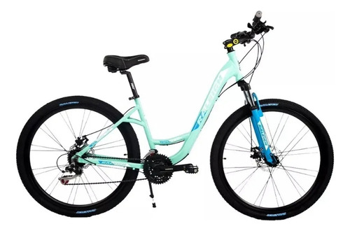 Bicicleta Urbana Raleigh Venture 3.0 Rodado 27.5 21v Disco Celeste 18 "