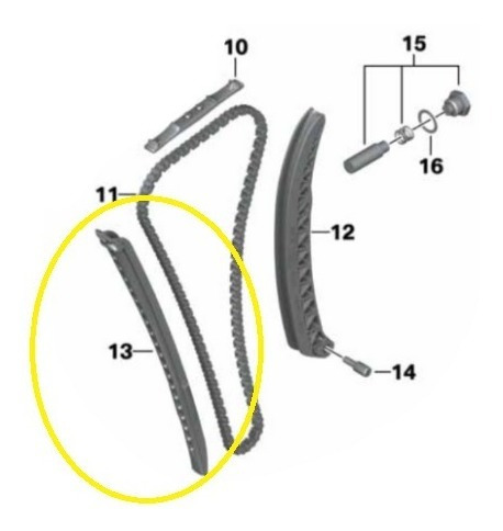 Guia Cadena Distribucion Bmw F800gs F700gs F650gs