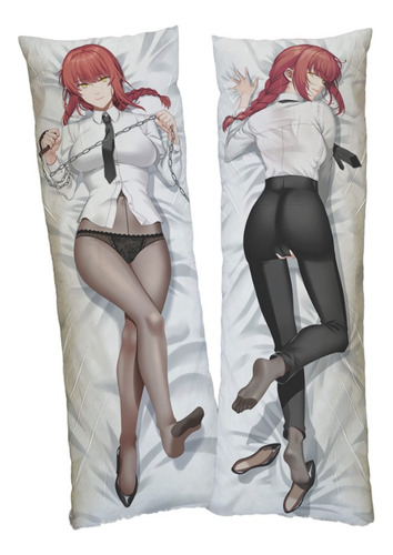 Chainsaw Man Power Dakimakura Anime Funda Para Almohada