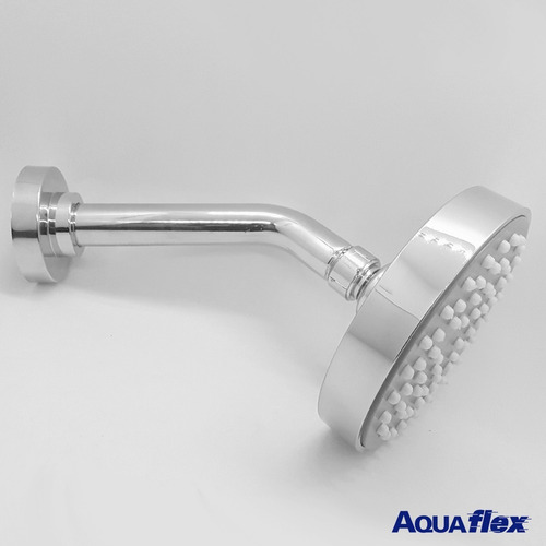 Imagen 3 de 9 de Flor De Ducha Cromada 12 Cm 7011c Anti-calcárea Aquaflex