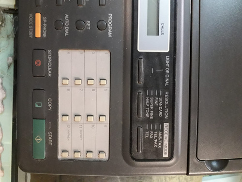 Fax Telefono Contestador Panasonic Kx-f130 C/manual Y Cables (Usado)