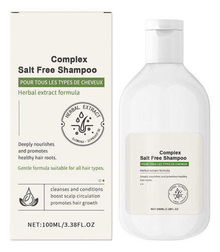 Shampoo Ativa A Base De 100ml Do Cabelo E Melhora O Frizz
