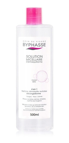 Agua Micelar Desmaquillante Pieles Sensibles Byphasse 500ml