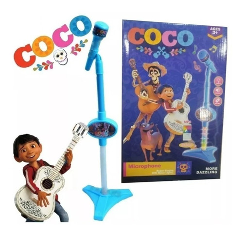Imagen 1 de 2 de Microfono De Coco Para Niñas Y Niños Funciona Con Usb