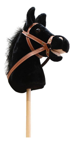 Nuevo Caballo De Madera Con Sonidos Auténticos, Negro Sin