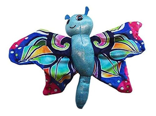 Wild Republic Huggers Peluche Azul Mariposa, Brazalete, Anim