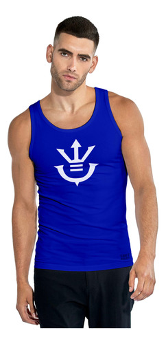 Camiseta Tank Top Hombre Estampada Gym Vegeta Dragon Ball