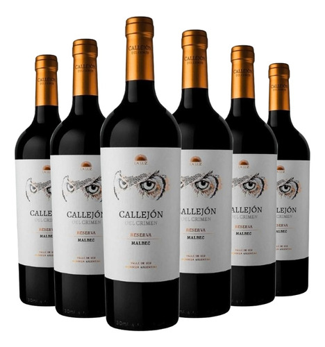Vino Callejon Del Crimen Reserva Malbec 6x750cc