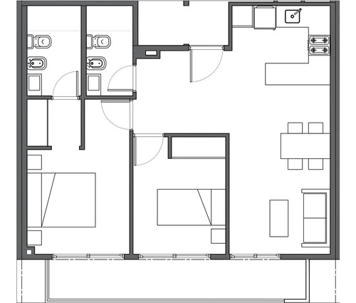 Imagen 24 de 30 de Departamentos 3 Ambientes Con Balcon En Paternal - Apto Blanqueo, Consultar Financiación