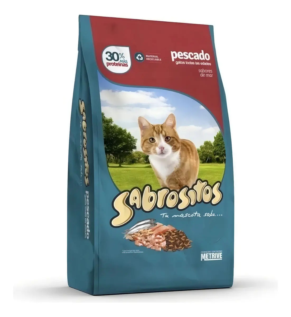 Alimento Sabrositos Gato Sabor Pescado X20kg.