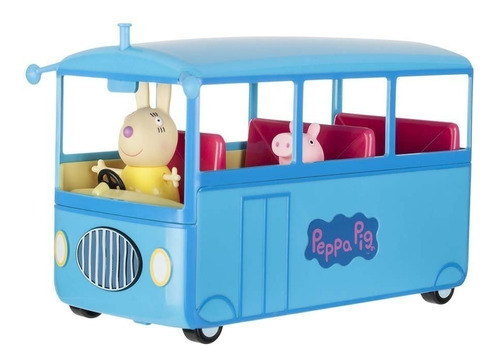 Peppa Pig Bus Escolar Con Sonidos Y Muñecos