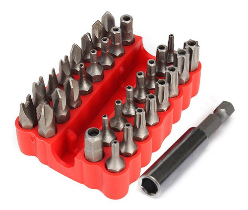 33pcs Magnetic Destornillador Bit Set Torx Hex Star Spanner