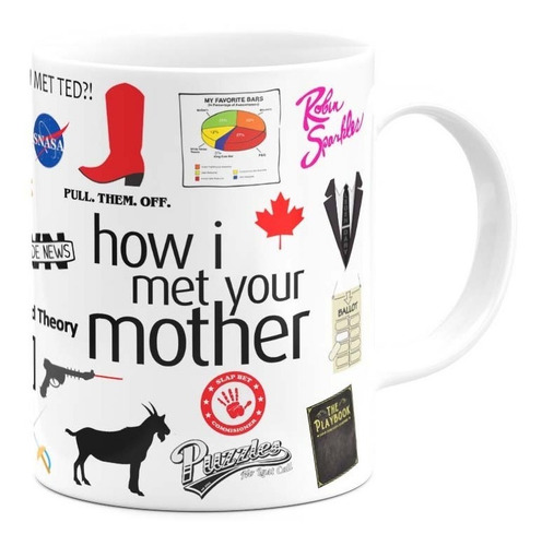 Caneca Branca How I Met Your Mother Cor Branco
