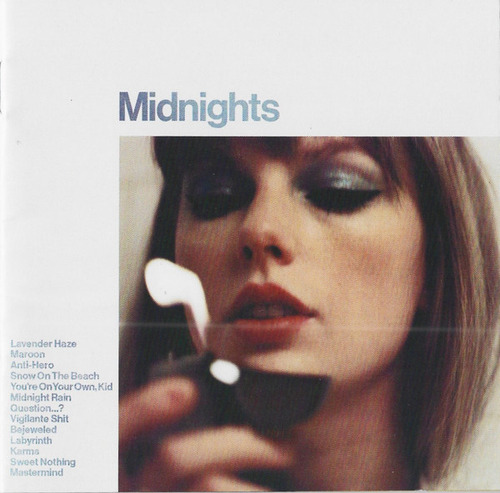 Cd Taylor Swift Midnights Moonstone Blue Edition
