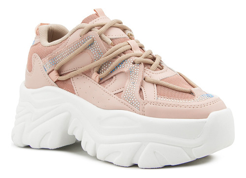 Tenis Sneakers Para Mujer Moda Plataforma Suela Chunky 23-26