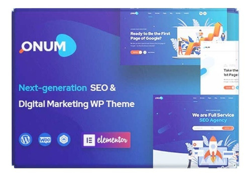 Onum  Seo & Marketing Elementor Wordpress