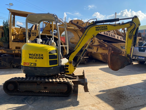 Imagem 14 de 15 de Mini Escavadeira Wacker Neuson 28z3 Ano 2013