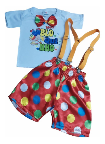 Fantasia Infantil Carnaval Bebê Menino Roupa Conjunto Festa