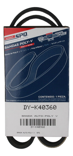Banda Auto-poly V 929 95-95 Guías: 4 Longitud: 36 Pulgadas
