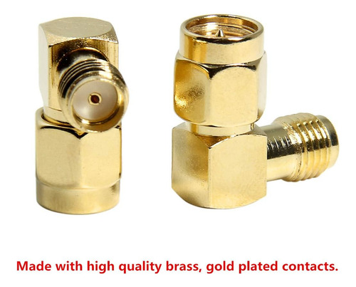 Conector Sma 90° Para Gafas Fpv Y Transmisores