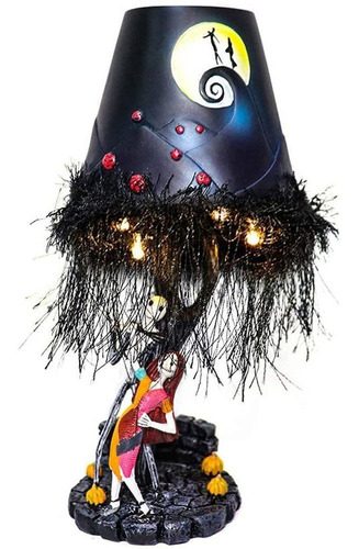 Lámpara De Mesa Brillante Noche De Halloween Monster Jack