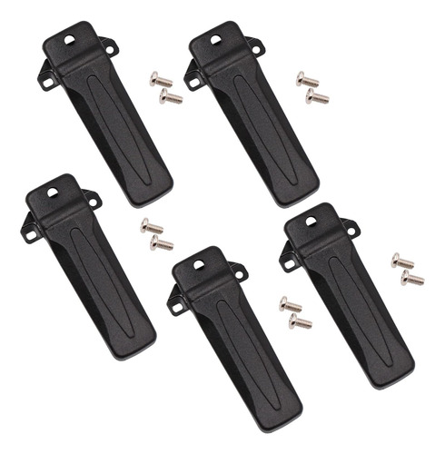 5 Clips De Cinturón Kbh-10 Compatibles Con Kenwood Tk-260g T